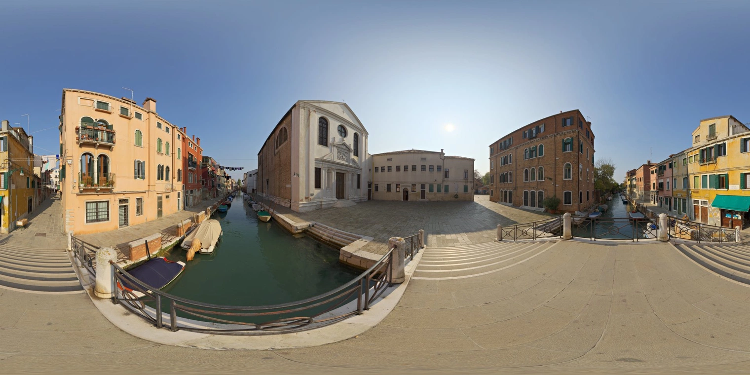 Equirectangular panorama example – San Giuseppe Bridge